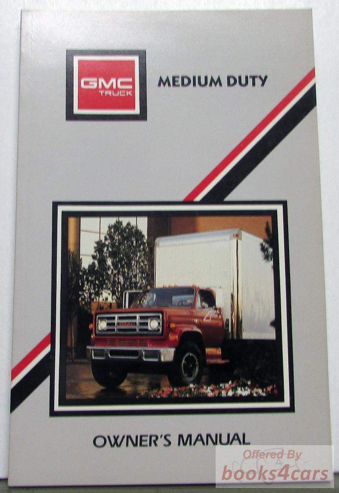 view cover of 1985 Medium Duty Truck Owner's Manual by GMC Truck