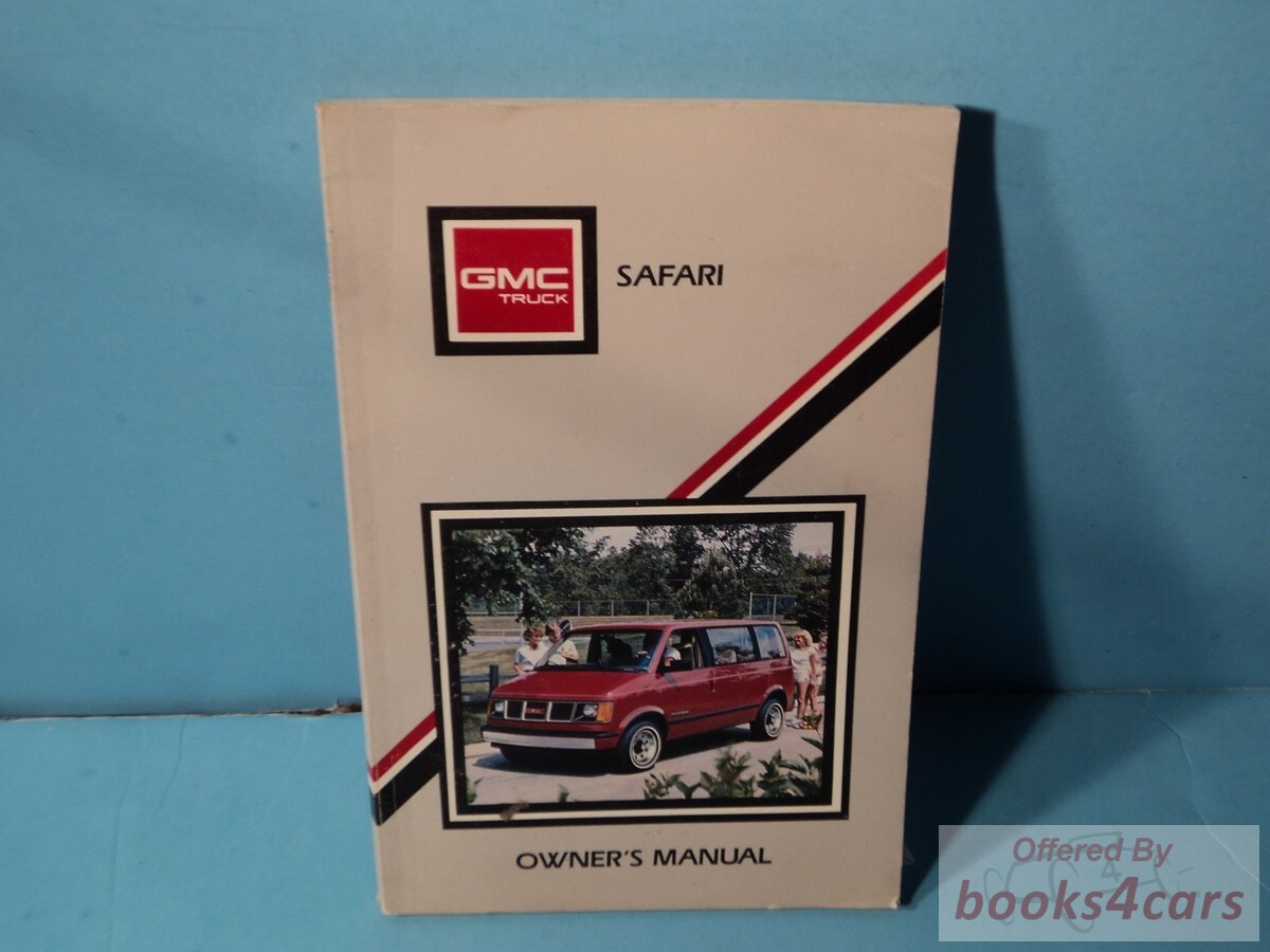 view cover of 1985 Safari Owner's Manual by GMC Truck