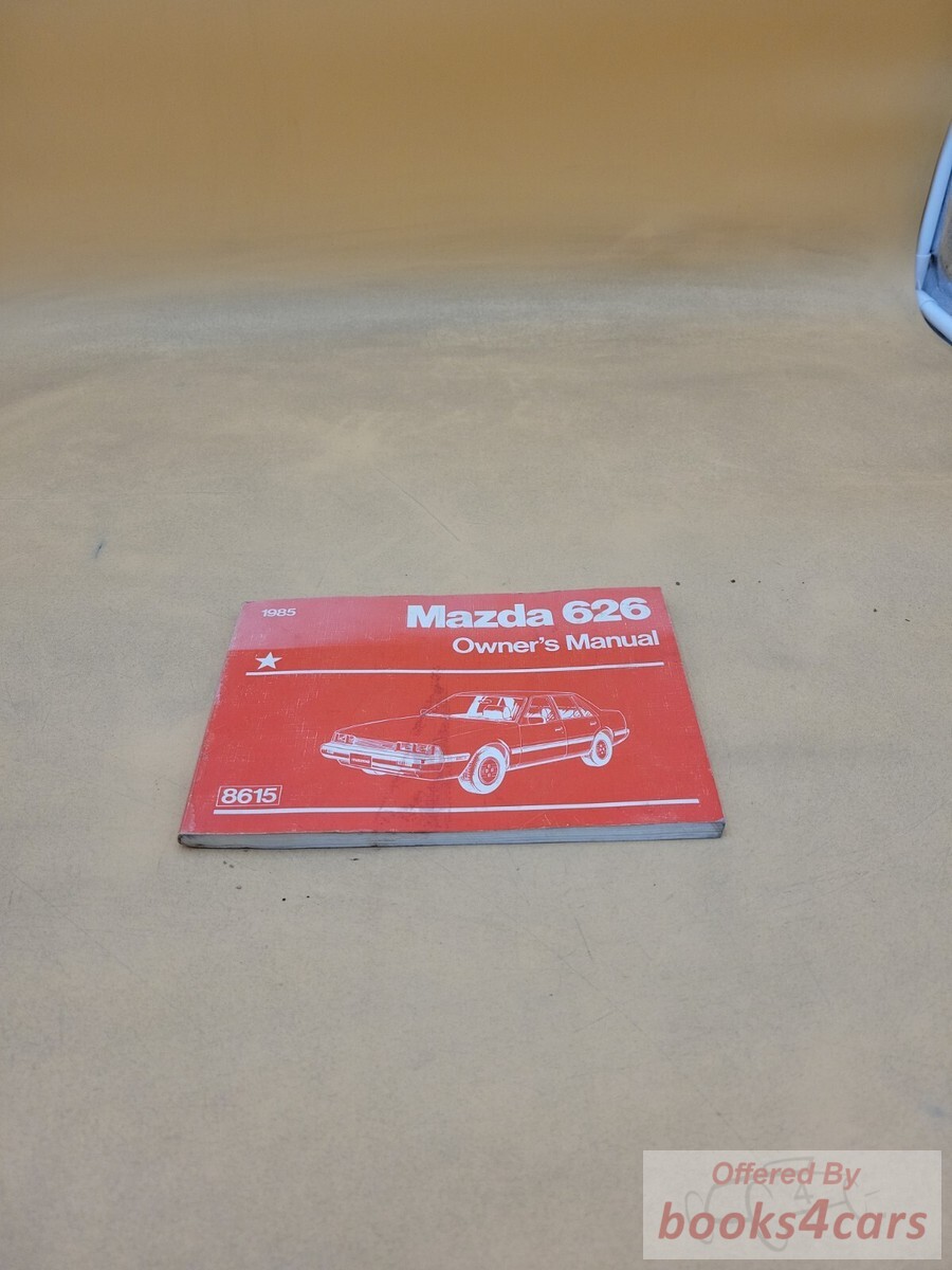 view cover of 1985 626 Owners Manual By Mazda