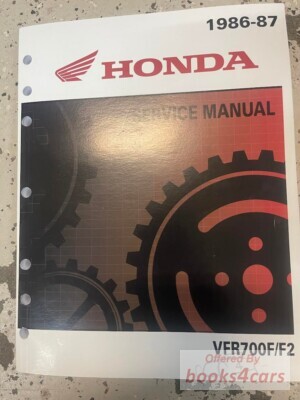 view cover of 1986-1987 VFR700F Interceptor Shop Service Repair Manual by Honda