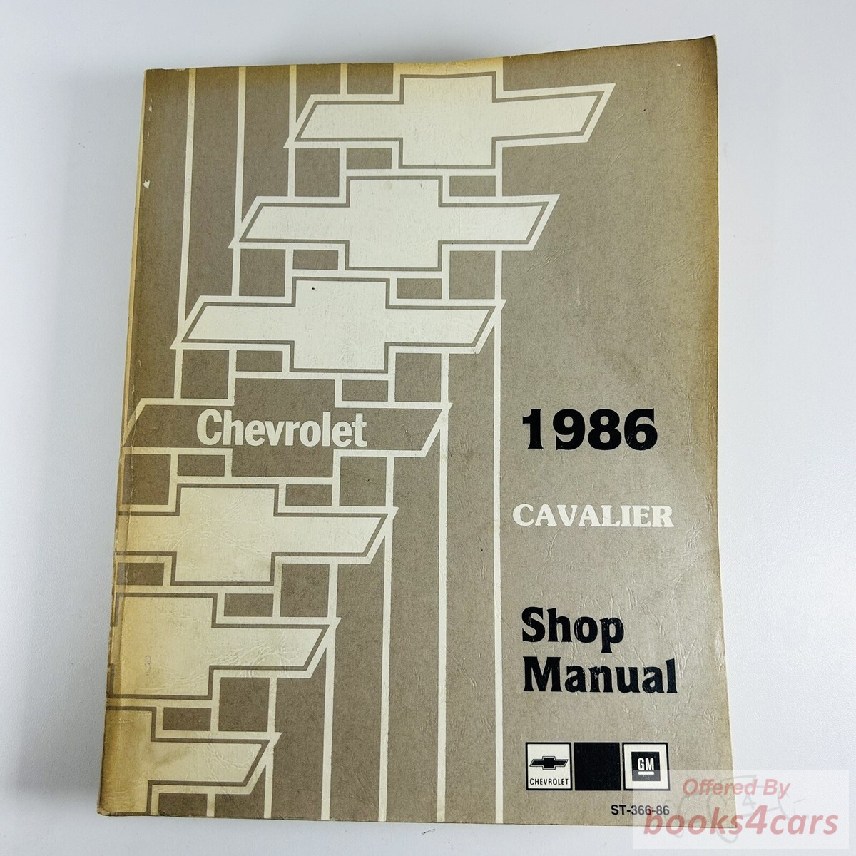 view cover of 1986 Cavalier Shop Service Repair Manual by Chevrolet