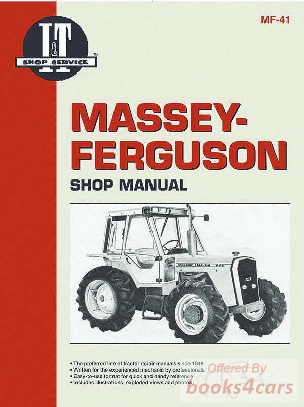 view cover of Models MF670, MF690, MF698 Tractor Shop Service Repair Manual, 72 pages by I&T for Massey Ferguson published in 1986