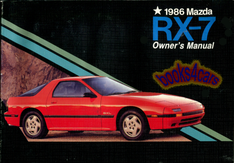 view cover of 1986 Mazda RX7 Owners Manual