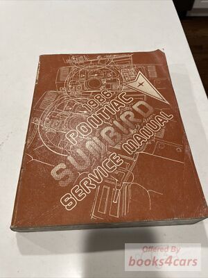 view cover of 1986 Sunbird Shop Service Repair Manual by Pontiac