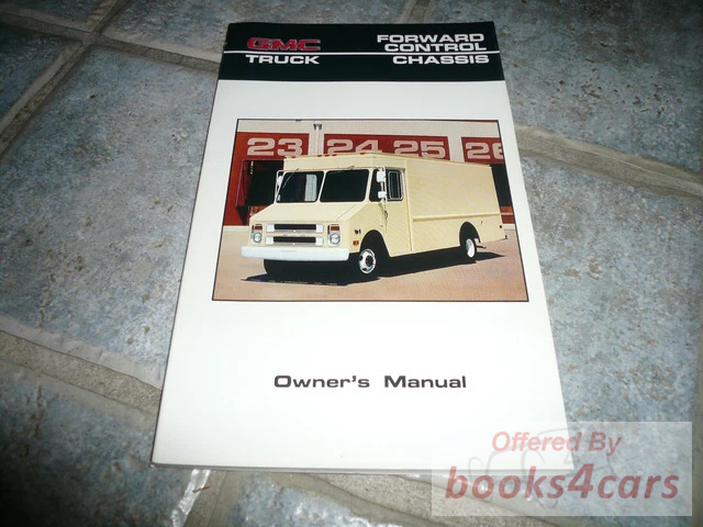 view cover of 1986 Forward Control Chassis owners manual by GMC