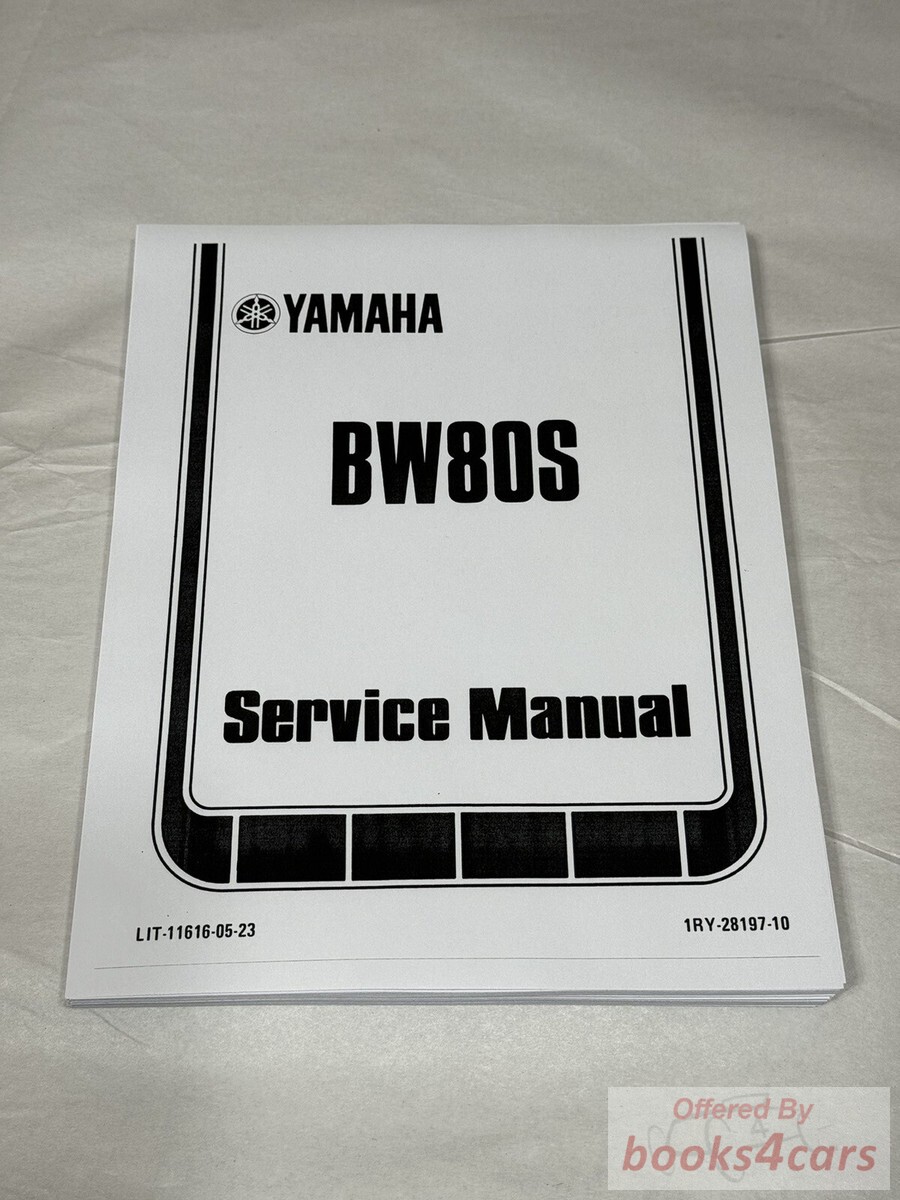 view cover of 1986 Yamaha PW80 S Shop Service Repair Manual - 100 pages