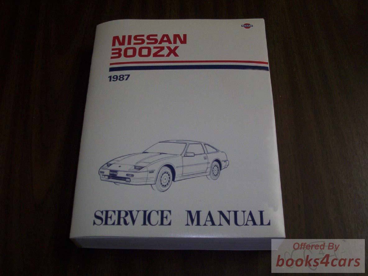 view cover of 1987 300ZX Shop Service Repair Manual by Nissan