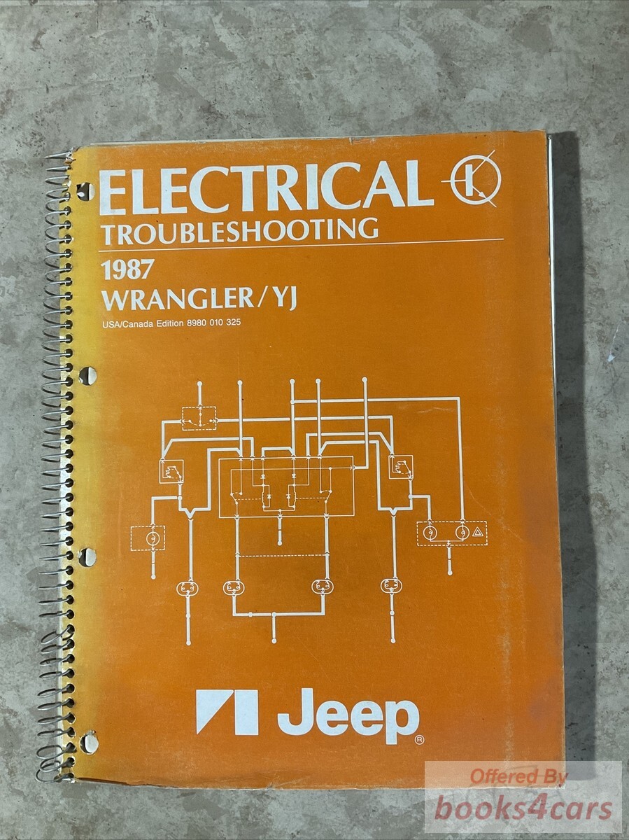 view cover of 1987 Wrangler YJ Electrical Troubleshooting Manual by Jeep
