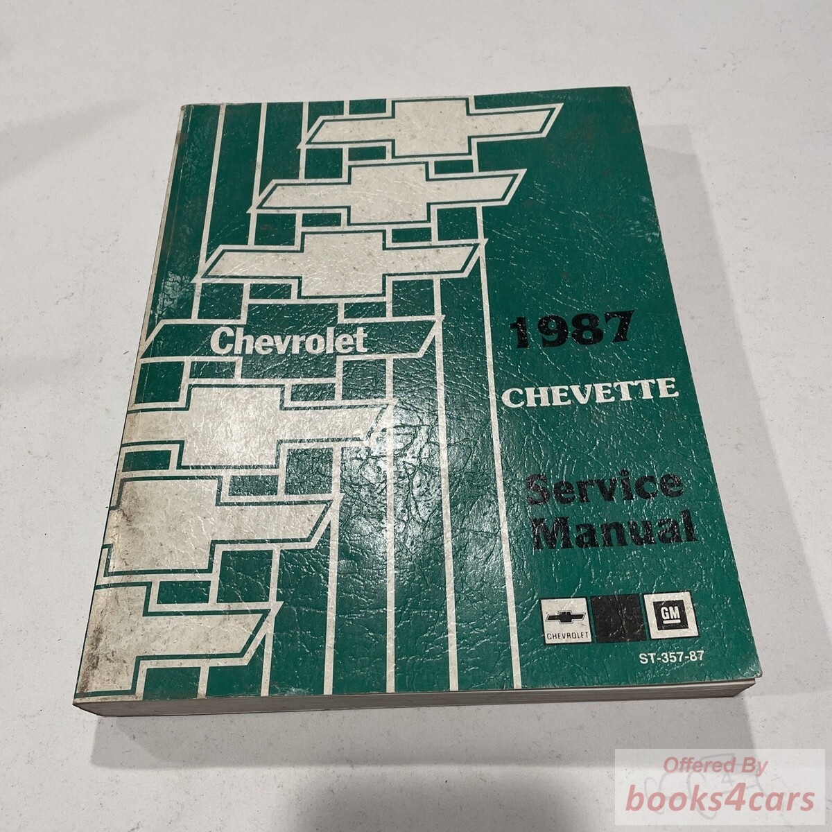 view cover of 1987 Chevette Service Manual by Chevrolet.