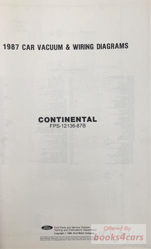 view cover of 1987 Continental 11