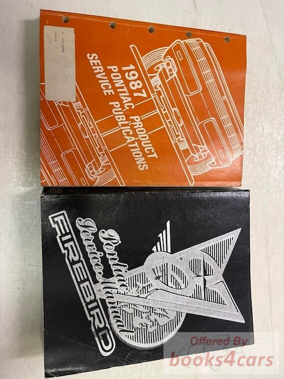 view cover of 1987 Pontiac Product Service Publications