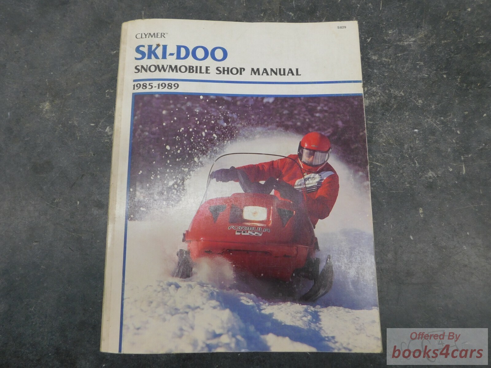 view cover of 1985-1989 Ski Doo Snowmobile Shop Service Repair manual 400 pages by Clymer for Ski Doo Bombardier