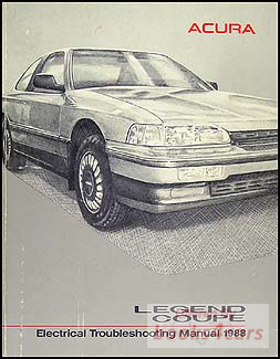 view cover of 1988 Legend 2-door Electrical Troubleshooting manual by Acura