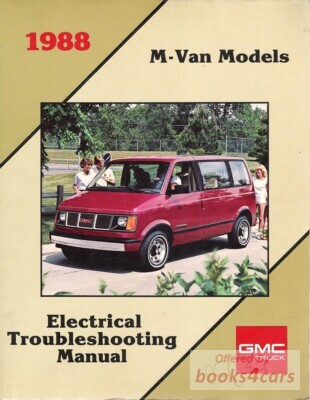 view cover of 1988 M-Van models Electrical Troubleshooting Manual by Chevy & GMC