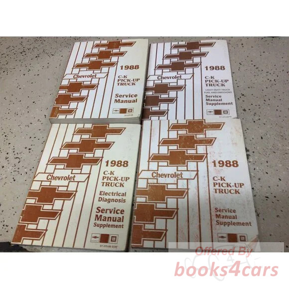 view cover of 1988 Light Duty C, K Truck Shop Service Repair by Chevrolet & GMC Truck pickup new body style