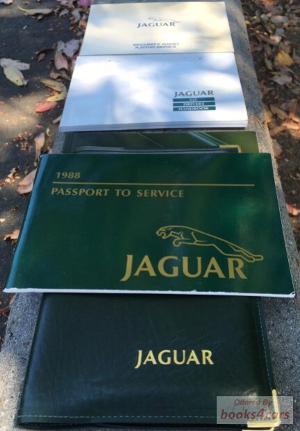 view cover of 1988 Passport to Service by Jaguar