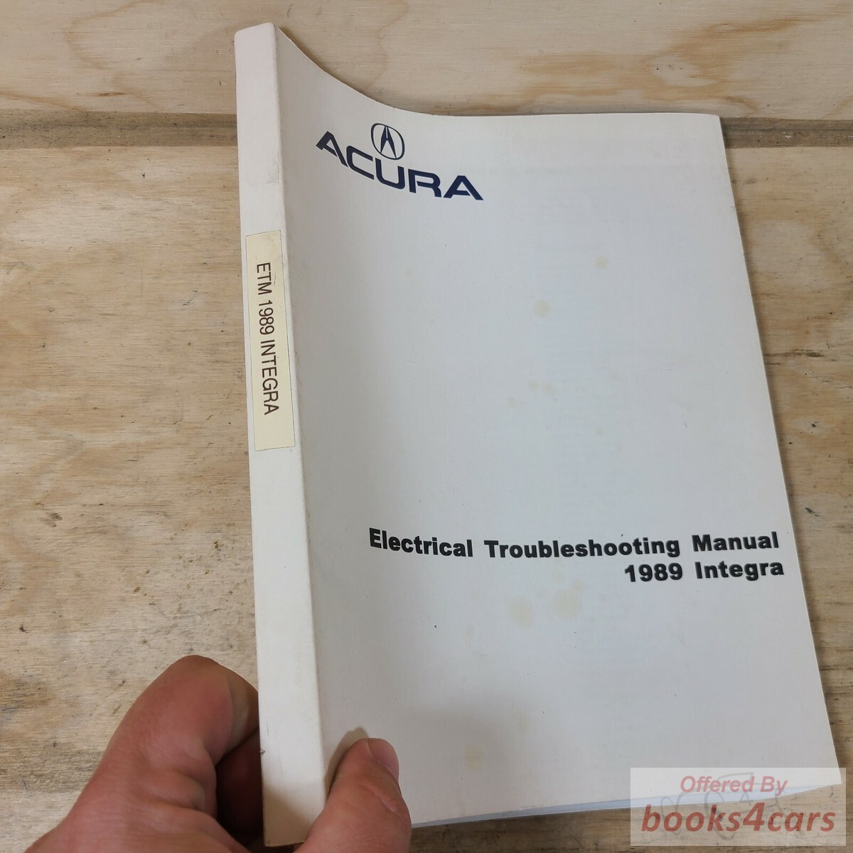 view cover of 1989 Integra Electrical Troubleshooting manual by Acura