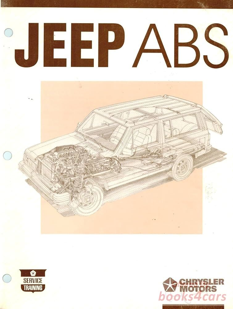view cover of 1989 Jeep ABS Service Manual Supplement covers Anti-Lock Brake System
