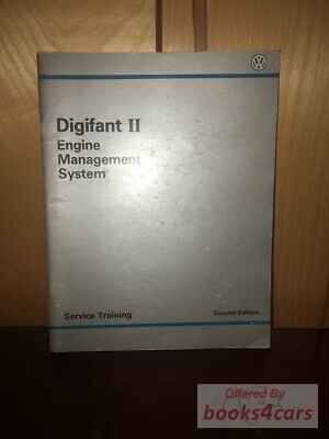 view cover of Digifant II Engine Management System Shop Service Repair Manual by Volkswagen