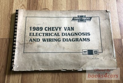 view cover of 1989 Van Electrical wiring Diagram & Diagnosis Manual by Chevrolet & GMC for full size G Van