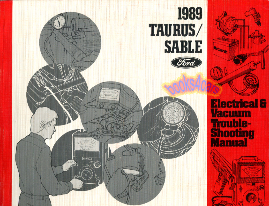 view cover of 1989 Taurus Sable Electrical and Vacuum Troubleshooting manual by Ford & Mercury