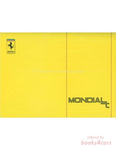 view cover of Mondial T Owners Manual by Ferrari