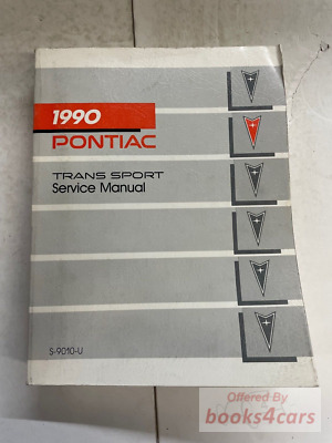 view cover of 1990 TransSport complete Service shop Repair Manual by Pontiac for Tran Sport