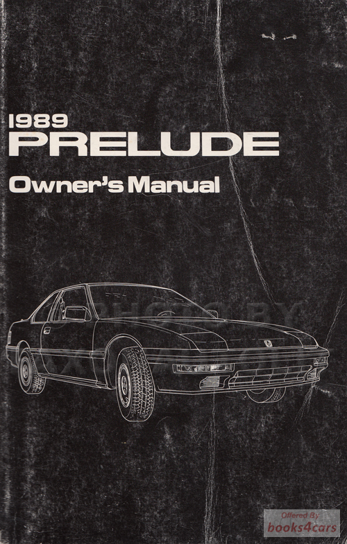 view cover of 1990 Prelude Owners Manual by Honda.