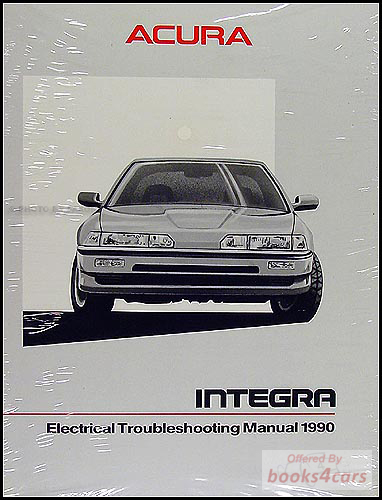 view cover of 1990 Integra Electrical Troubleshooting manual by Acura