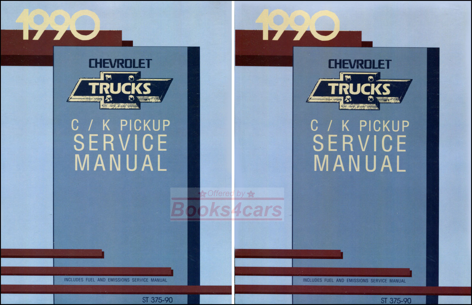view cover of 1990 C/K Pickup 1/2 3/4 ton Shop Service Repair Manual by Chevrolet & GMC Truck C10 C20 C30 C15 C25 C35 K10 K20 K30 K15 K25 K35