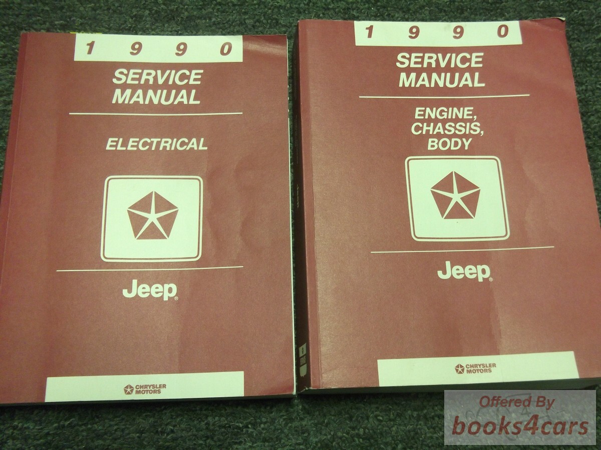 view cover of 1990 Jeep Engine Chassis & Body Service Repair Manual by Jeep