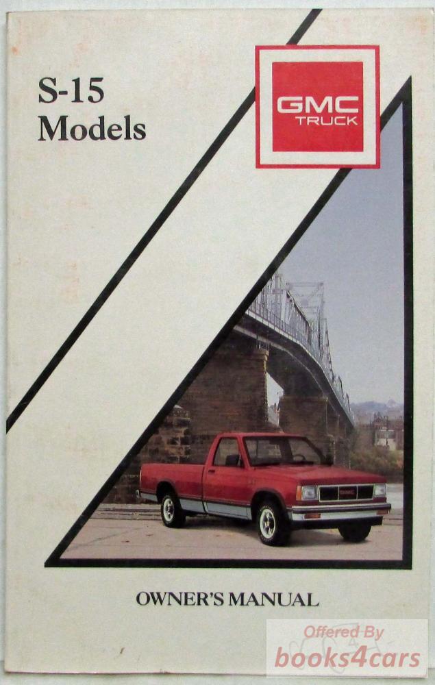 view cover of 1990 S15 Owners Manual by GMC for S-15