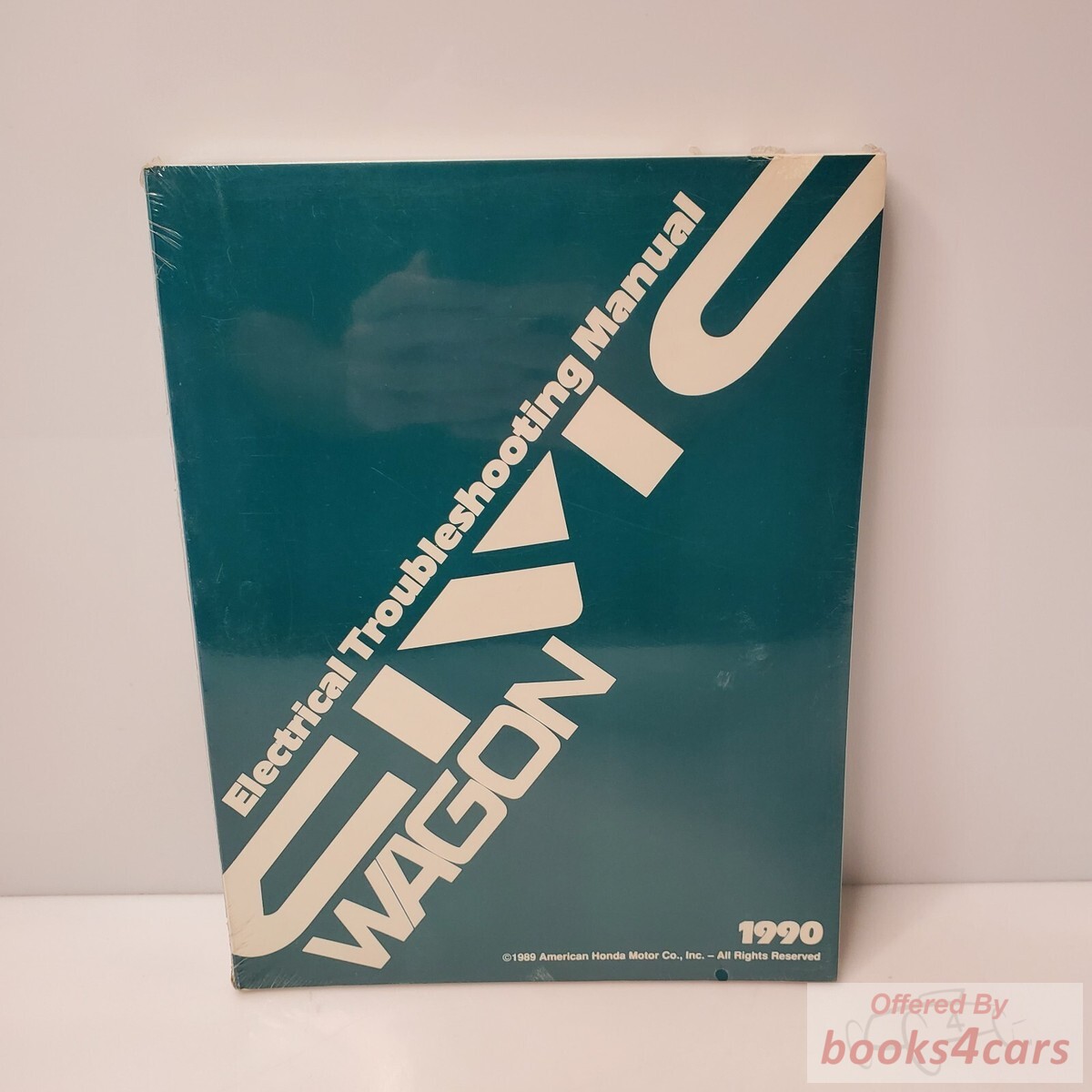 view cover of 1990 Wagon-4WD Electrical Troubleshoot Manual by Honda for Civic