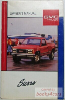 view cover of 1990 Sierra Owners Manual by GMC