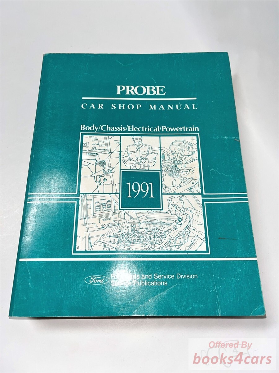 view cover of 1991 Probe Shop Service Repair Manua by Ford