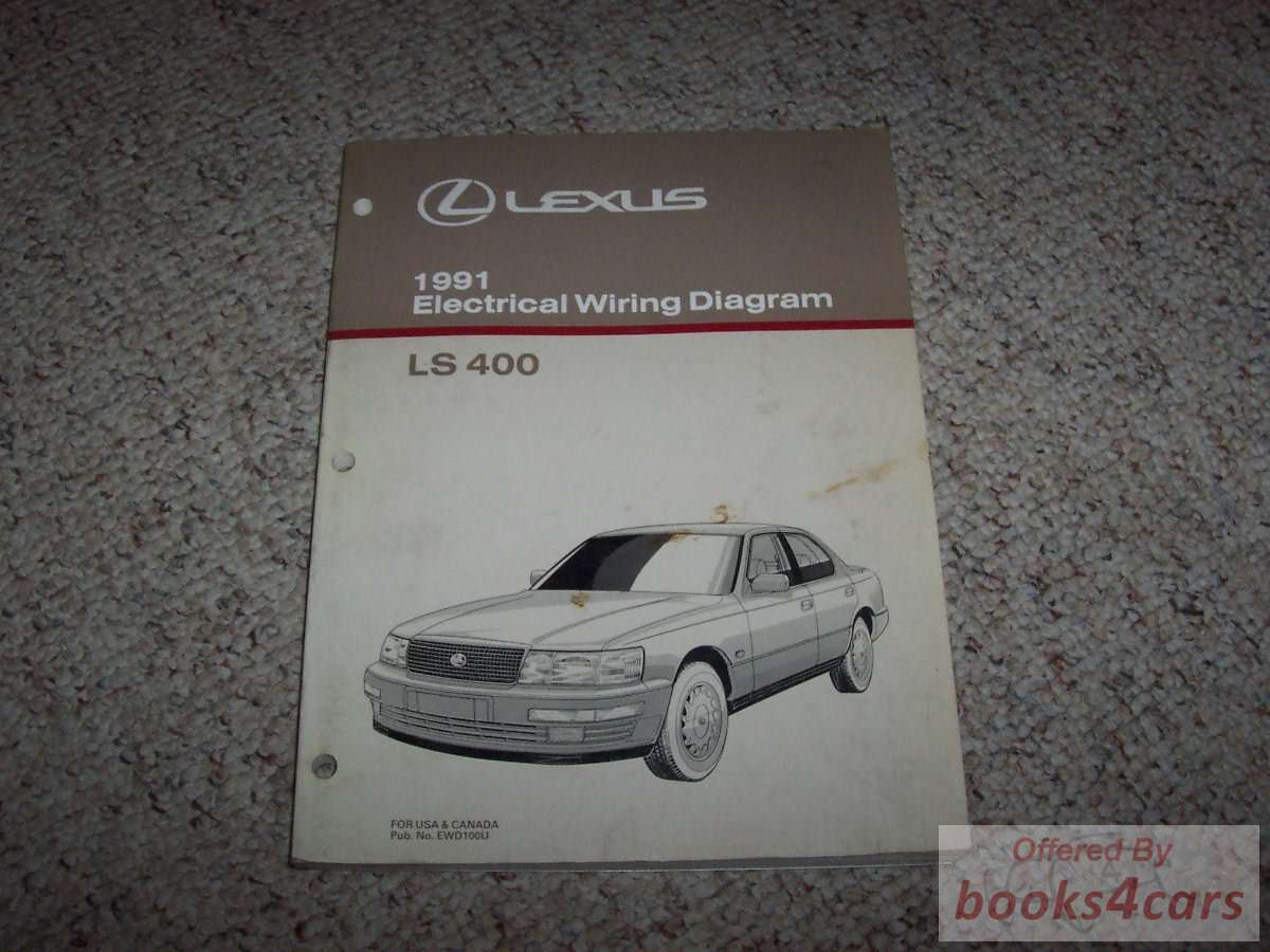 view cover of 1991 LS400 Electrical wiring diagram Manual by Lexus for LS 400