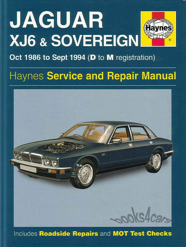 view cover of 1988-1994 Jaguar XJ6 & VanDenPlas Sovereign Shop Service Repair Manual by Haynes