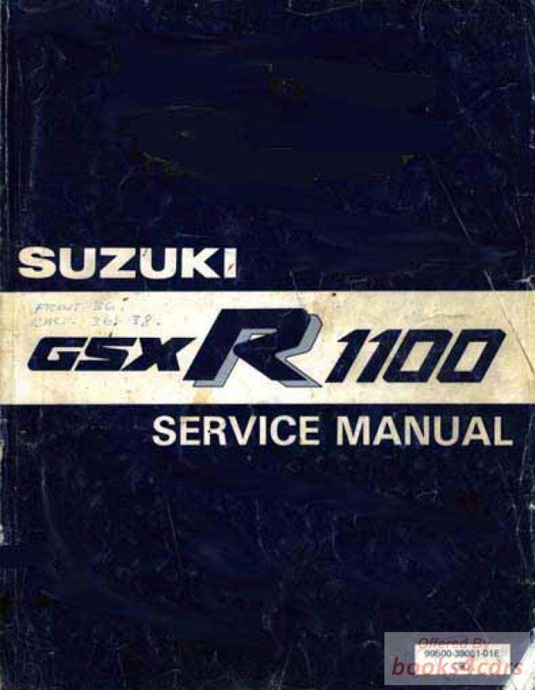 view cover of 1990-1992 GSX-R1100 Shop Service Repair Manual by Suzuki GSX R 1100