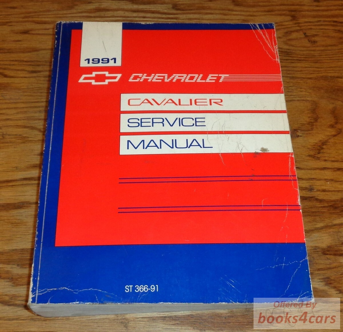 view cover of 1991 Cavalier Shop Service Repair Manual by Chevrolet