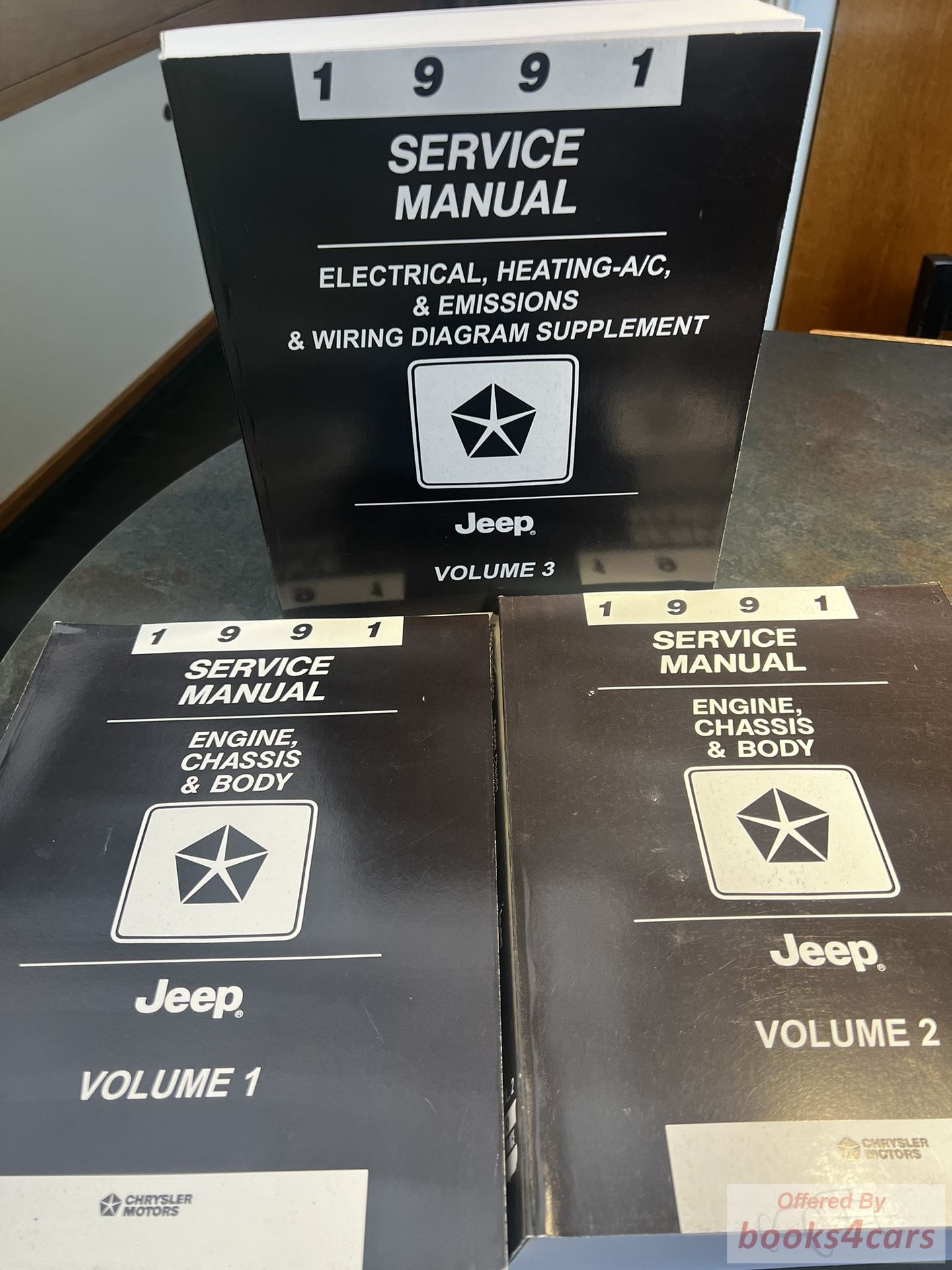 view cover of 1991 Wiring Diagrams Heating A/C Emissions Suplement by Jeep