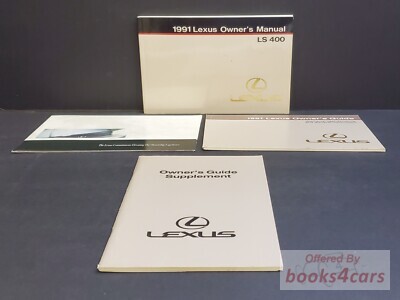 view cover of 1991 LS400 Owners Manual by Lexus for LS 400