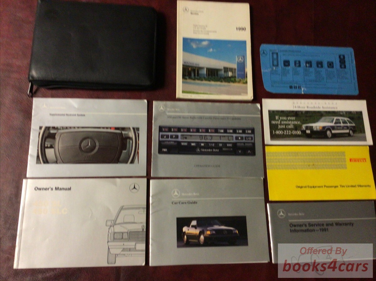 view cover of 1991 Car Care Guide for all models by Mercedes