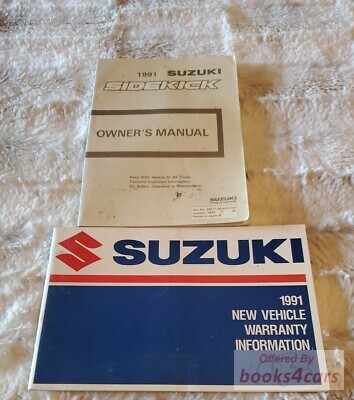 view cover of 1991 Sidekick Owners Manual by Suzuki
