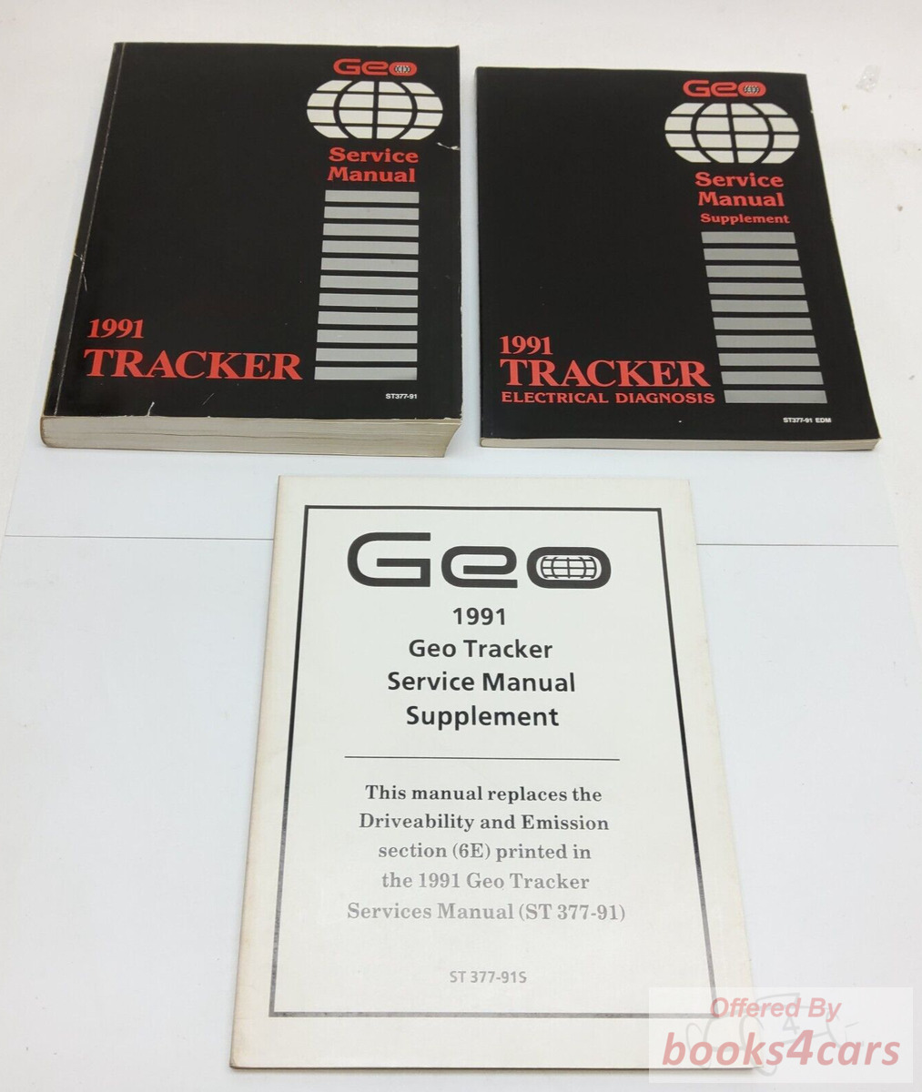 view cover of 1991 Tracker Electrical Diagnosis Service Supplement by Geo