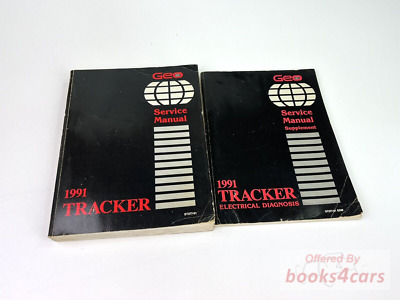 view cover of 1991 Tracker Service Manual by Geo
