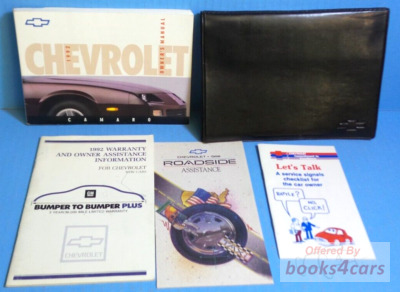 view cover of 1992 Camaro owners manual by Chevrolet