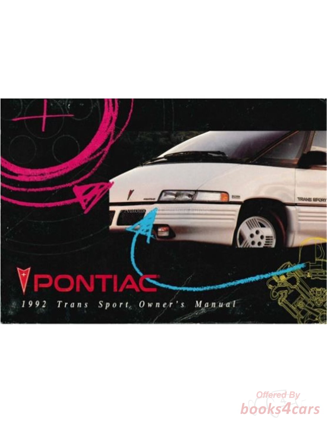 view cover of 1992 Trans Sport Owners Manual by Pontiac