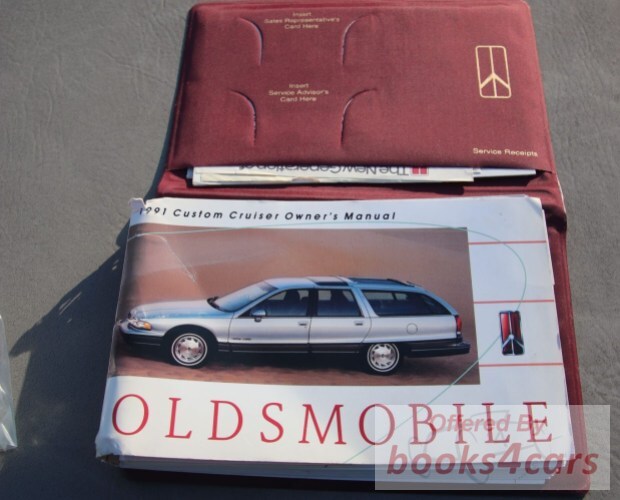 view cover of 1991 Custom Cruiser Owners manual by Oldsmobile