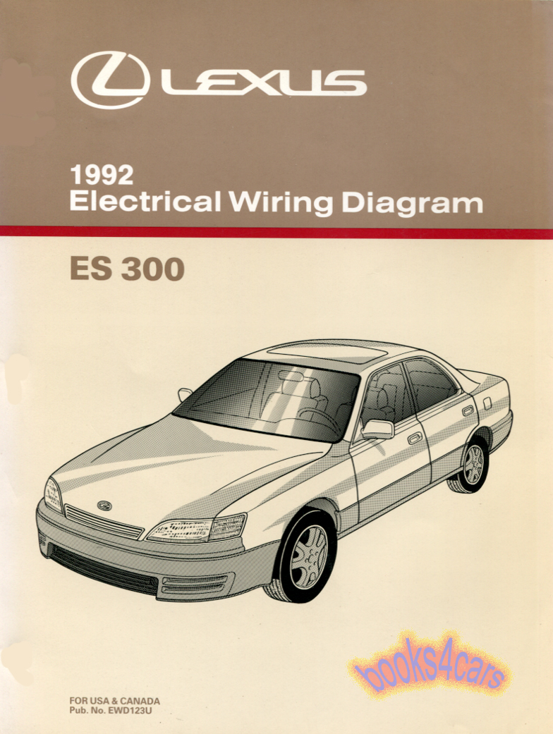 view cover of 1992 ES300 Electrical Service wiring diagrams Manual by Lexus