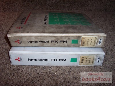 view cover of 1992 Fuso Commercial Trucks FK FM Shop Service Repair Manual 2 Vol Set by Mitsubishi